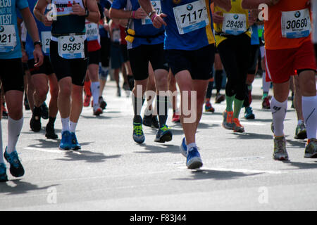 Impressionen - Berlin Marathon, 28. September 2014, Berlin-Mitte. Stock Photo