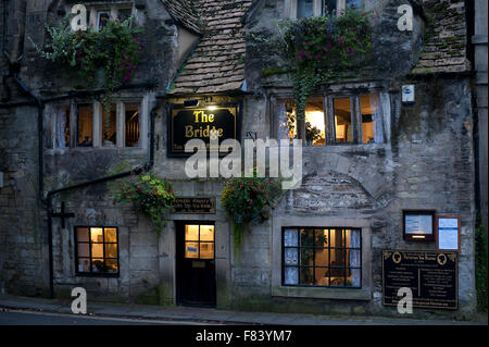 The Bridge Tea Rooms and Restaurant, Bridge Street, Bradford on Avon, Wiltshire, UK Europe Stock Photo