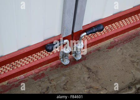 Latch on gate Stock Photo