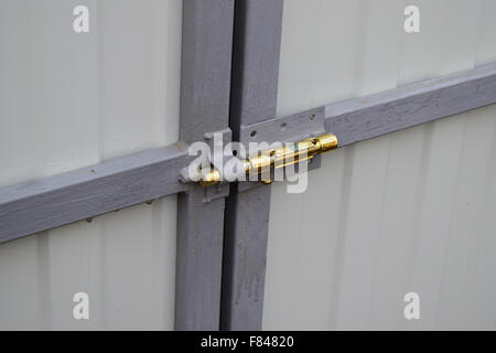 Latch on gate Stock Photo