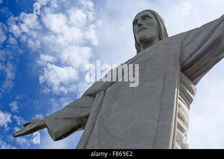 Famous Christ the Redeemer in the Rio de Janeiro, Brazil Stock Photo