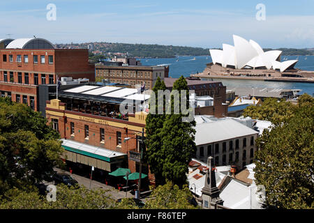 View from The Rocks to the Opera House I Sydney I Australia Stock Photo