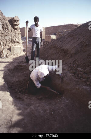Archaelogical excavations being conducted by the British Museum at the ...