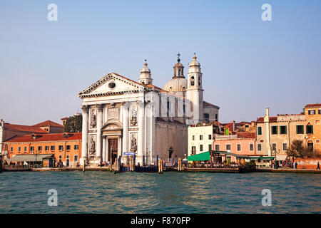 Venice, Italy - October 06, 2012: Santa Maria del Rosario (St. Mary of the Rosary), commonly known as I Gesuati Stock Photo