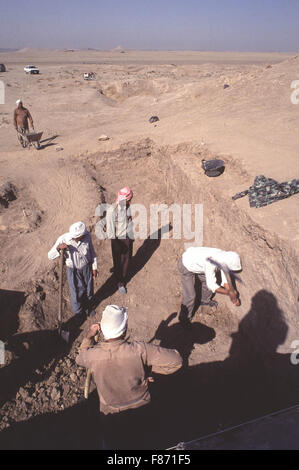 Archaelogical excavations being conducted by the British Museum at the ...