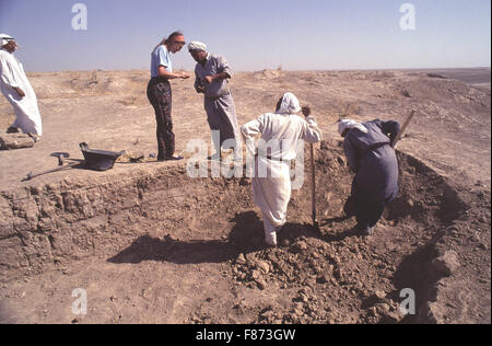 Archaelogical excavations being conducted by the British Museum at the ...