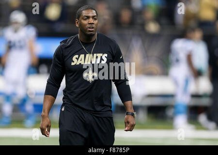 New Orleans Saints linebacker Jonathan Casillas (52) defends during the NFL  football pre-season game between the San Francisco 49ers and the New  Orleans Saints in New Orleans, Louisiana. The Saints won the