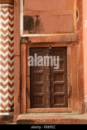 Doorway at Akbar tomb Sikindra,Agra,India Stock Photo