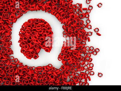 Void alphabet 3D / Letter shaped hole formed by thousands of smaller ones easy to colorize Stock Photo