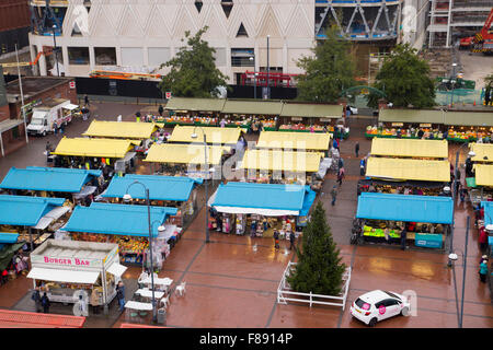 Leeds outdoor market Stock Photo