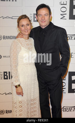 Jason Isaacs and Emma Hewitt at the British Independent Film Awards ...