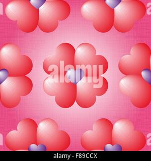 Happy Valentine's Day pattern Stock Vector