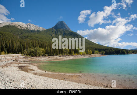 Medicine Lake Jasper National Park Alberta Canada Stock Photo