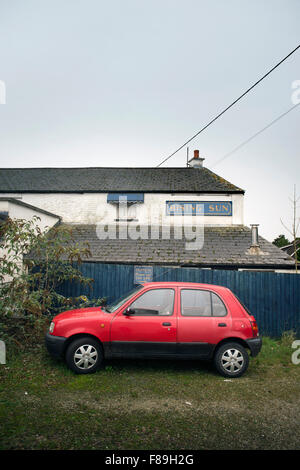 The closed Rising Sun pub in the Forest of Dean, Gloucestershire UK Stock Photo