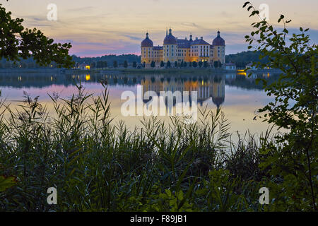 Moritzburg Castle near Dresden, Saxony, Germany Stock Photo