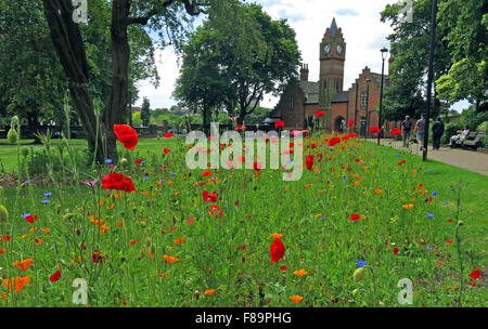 Walsall Arboretum in summer, West Midlands, England,UK Stock Photo