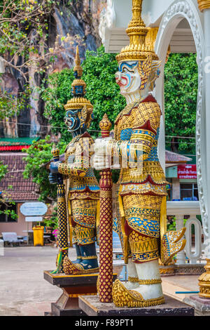 Thai giant statues, giant symbol in Thai temple Stock Photo