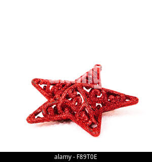 red Christmas star Stock Photo