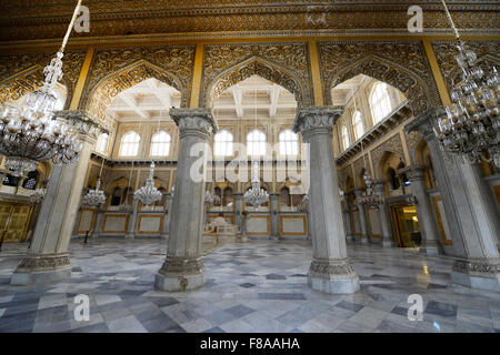 Chowmahalla Palace interior with chandeliers Stock Photo - Alamy