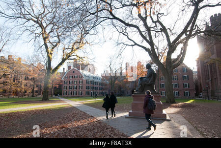 Yale University campus, New Haven, Connecticut, USA, in autumn Stock Photo