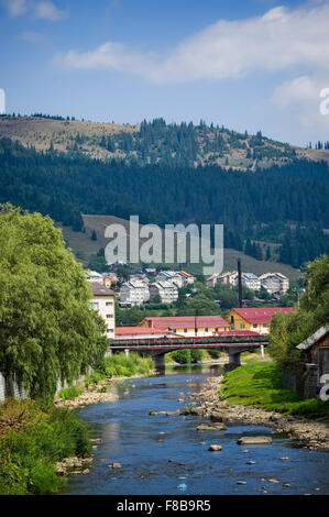 Vatra Dornei mountiain resort, Romania Stock Photo