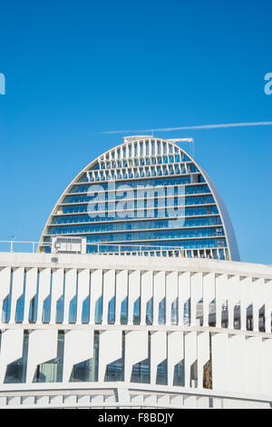 La Vela building. Sanchinarro, Madrid, Spain. Stock Photo