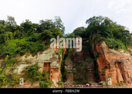 Leshan Giant Buddha Sichuan Province China LA008723 Stock Photo