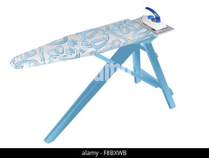 ironing board isolated on a white background Stock Vector