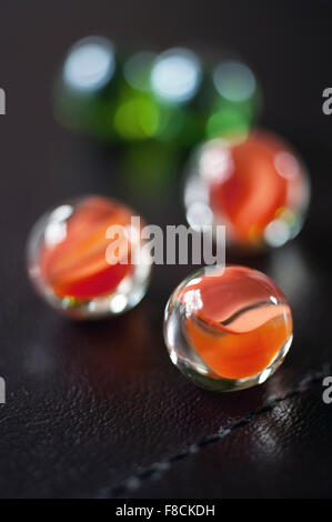 glass marbles Stock Photo