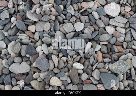 pebbles on the beach in Oban Scotland Stock Photo