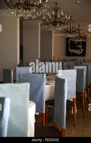 The chandelier for various measurement of the room additionally needs completely different brightness of the chandelier Stock Photo