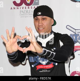 Adrian Gonzalez's Bat 4 Hope Celebrity Softball Game at Dodger Stadium  Featuring: Taboo Where: Los Angeles, California, United States When: 07 Nov 2015 Stock Photo