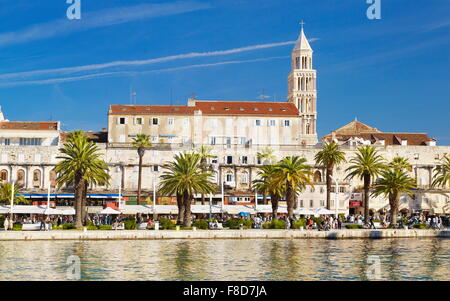 Split city, Diocletian's Palace, UNESCO, Croatia, Europe Stock Photo