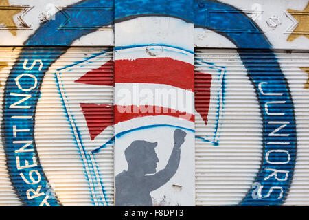 Political graffiti in Buenos Aires, Argentina Stock Photo