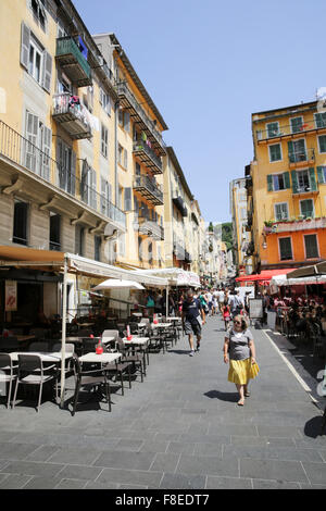 Vieux Nice, Old Town, Nice, France Stock Photo