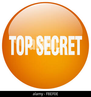 secret orange round gel isolated push button Stock Photo - Alamy