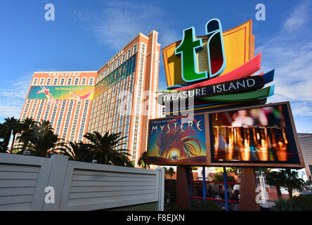 Treasure Island Hotel and Casino Las vegas, Nevada Stock Photo