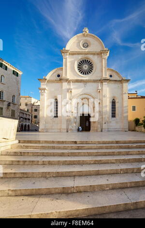 The Cathedral of St.James, Sibenik, Croatia, Europe Stock Photo