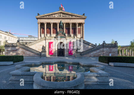 Old National Gallery, Old Museum, Museum Island, Berlin Mitte, Germany Stock Photo