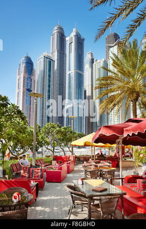 Dubai cityscape - Marina, United Arab Emirates Stock Photo