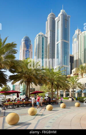 Dubai cityscape - Marina, United Arab Emirates Stock Photo