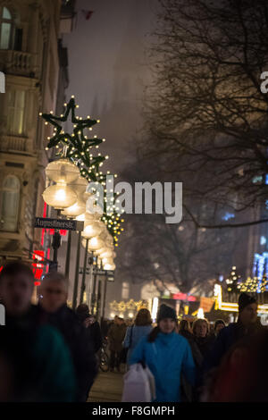 Munich, Germany. 08th Dec, 2015. Christmas articles for sale in the ...