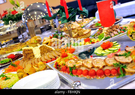 Meal in luxery hotel Stock Photo