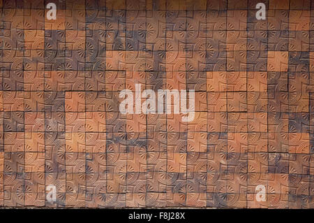Red brick wall suitable as a background or wallpaper Stock Photo