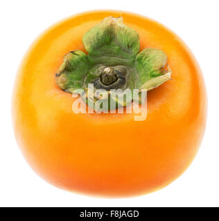 tasty persimmon isolated on the white background. Stock Photo