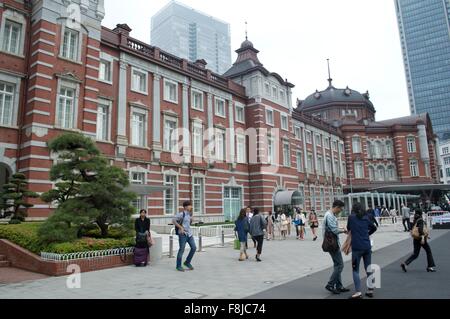 Tokyo train station old building Stock Photo