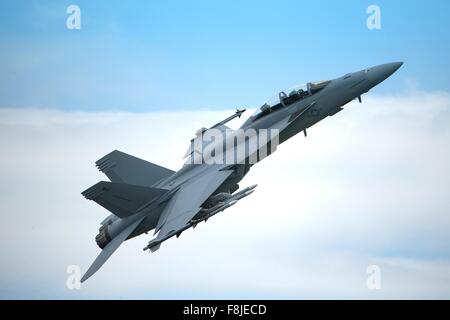 Boeing F/A-18F Super Hornet Stock Photo