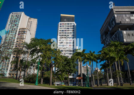High Rise Buildings In Rio Largo da Carioca, High-rise buildings, Rio de Janeiro, Brazil Stock ...