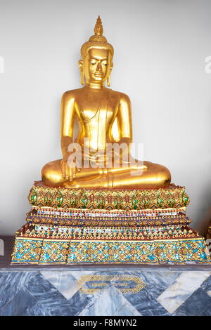 Thailand - Bangkok, Wat Phra Kaeo Temple, Grand Palace, Buddha statue Stock Photo