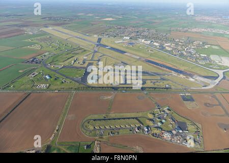 An aerial view of RAF Waddington, Lincolnshire Stock Photo - Alamy